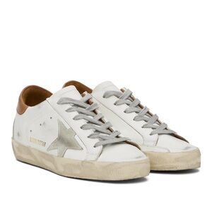 Golden Goose White Super-Star Sneakers